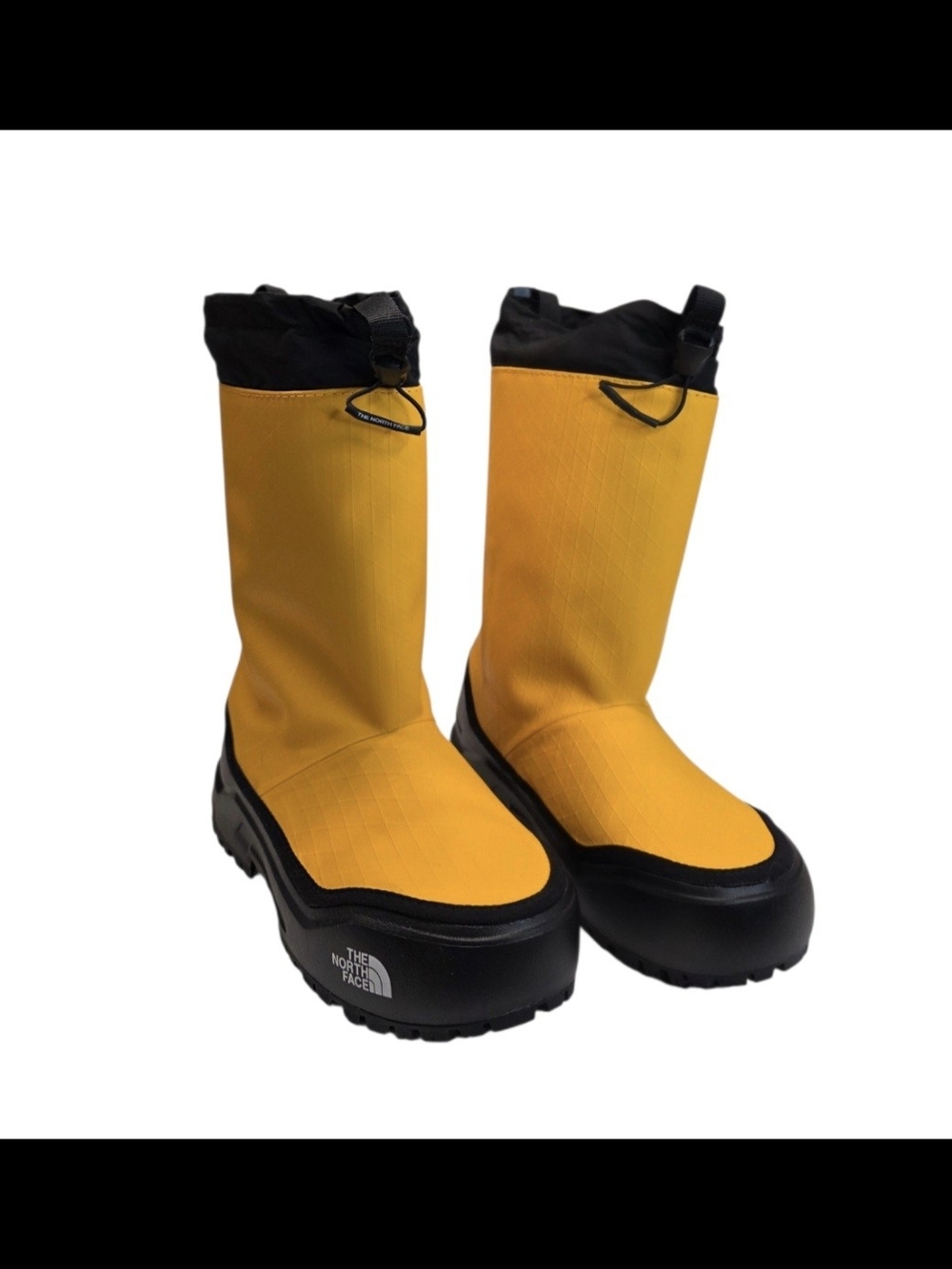 The North Face Yellow Base Camp 200 Waterproof Boots Sumit Gold Women's Size 7 - Picture 3 of 9